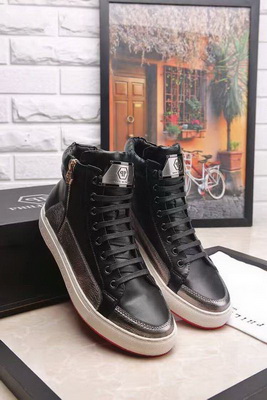 PhiliPP Plein High-Top Fashion Men Shoes--049